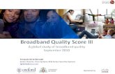 Broadband Quality Score III