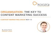Organisation: The Key To Content Marketing Success