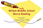 Wilson Middle School Bocce Bowling