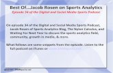 Episode 34 of the DSMSports Podcast w/ Jacob Rosen on Sports Analytics