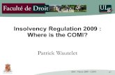 European Insolvency Regulation   Where Is The Comi