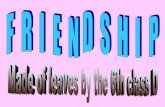 Friendship   6 D
