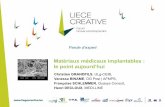 Matériaux médicaux implantables : le point aujourd’hui par Henri Decloux | Liege Creative, 19.03.13