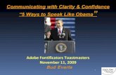5 Ways To Speak Like Obama   Adobe Fontificators    Bud Everts 2009 1111 Final