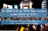 Du Web 2.0 au Web Sémantique avec FOAF et SIOC