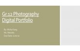 Digital photography portfolio summative