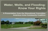 Water Wells and Flooding - Know Your Rights