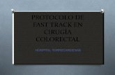 Protocolo de fast track en cirugía colorectal