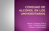 Consumo de alcohol en los universitarios
