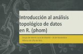 Introducción al análisis topológico de datos con R (phom)