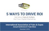 Etix & Rockhouse Partners - IAFE 2014 presentation - 5 Ways to Drive ROI
