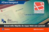 Desarrollo rápido de apps web con laravel - DevAcademy