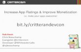 Improve Ratings & Monetization - Andevcon SF 2014