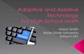Edtech 541 Adaptive and Assistive Technology