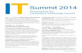 IT summit 2014-program