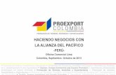 Oportunidades alianza del pacífico para perú, agroindustria, medellín, 03 de octubre 2013