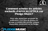 Apocalyptica sur Pledge Music