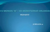 CV Monjos "B"   IES Montserrat-Orlandai Prepartit