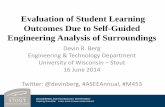 Evaluation of Student Learning Outcomes Due to Self-Guided Engineering Analysis of Surroundings