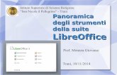 Presentazione della suite da lavoro LibreOffice