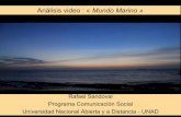 Análisis video mundo marino rafael sandoval