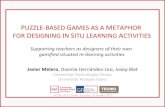 Puzzle-based Games as a Metaphor for Designing In Situ Learning Activities