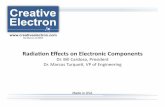 Radiation Damage on Electronic Components