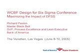 Maximizing the Impact of DFSS