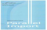 Parallel Import Doctoraalscriptie Paul J. Kortenoever Erasmus Universiteit Rotterdam mei 1988