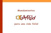 Mandamientos Garfield - Vida feliz