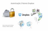 Autenticação de 2 fatores para acessar Dropbox
