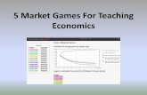 Market games for teaching Economics