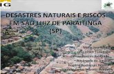 DESASTRES NATURAIS E RISCOS EM SÃO LUIZ DO PARAITINGA (SP)