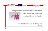 Proyecto de Intervencion Sociolaboral con Familias y Personas Excluidas