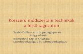 Szabó CSilla - Némethné Szelle Krisztina - Korszerű módszertani technikák a felső tagozaton