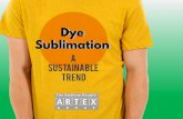 Dye sublimation a sustainable trend