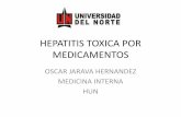Hepatitis toxica por medicamentos