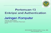 enkripsi and authentication