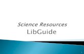 Science resources slideshare