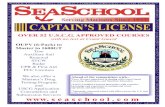 Sea School Captain's License