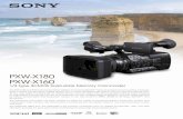 Sony PXW-X160 & 180 brochure