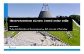 Heterojunction silicon based solar cells