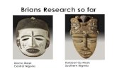 Brians research so far