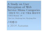 SNU UX Lab Meeting - 포털 서비스의 하위 메뉴 카테고리에 관한 사용자 인식 연구 (141128)