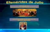 EFEMÉRIDES DE JULIO ( 5 y 24)