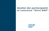 Ricerca degli Osservatori del Politecnico di Milano sui partecipanti al concorso VINCI SAP