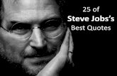 25 quotes of Steve Jobs