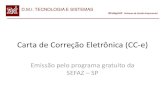 Carta de correção eletrônica (cc e)