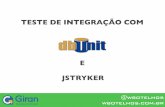 Teste de Integracao com DbUnit e JStryker