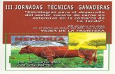 Memoria  Jornada tecnica ganadera 2003, Vejer de la Frontera, Cádiz